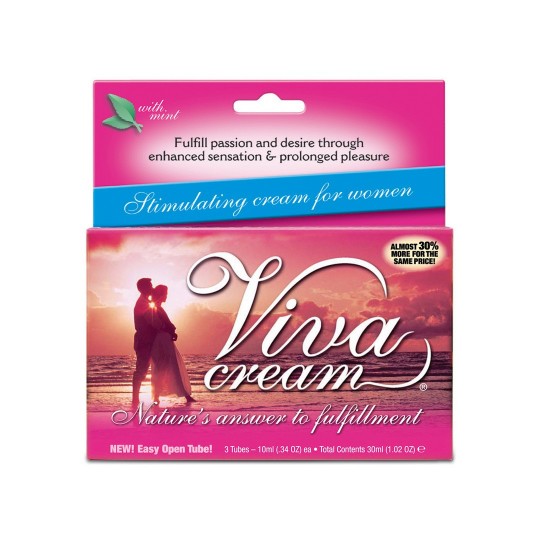 ВИВА КРЕМ - ВОЗБУЖДАЮЩИЙ ГЕЛЬ - 3 ШТ.