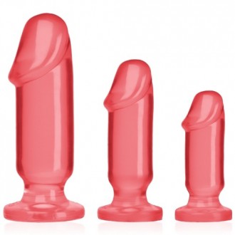 KIT CON PLUGS ANALES ANAL STARTER KIT ROSA