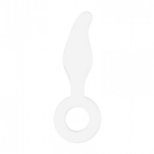 ЗАХВАТ - СТЕКЛЯННЫЙ ФАЛЛОИМИТАТОР С КОЛЬЦОМ