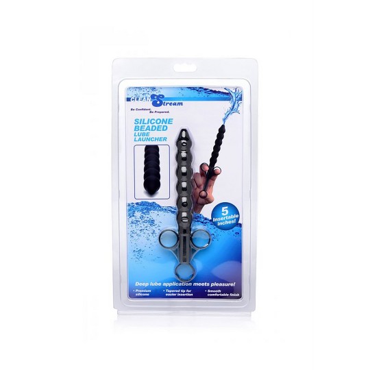 LUBRICANT LAUNCHER WITH SILICONE BEADS