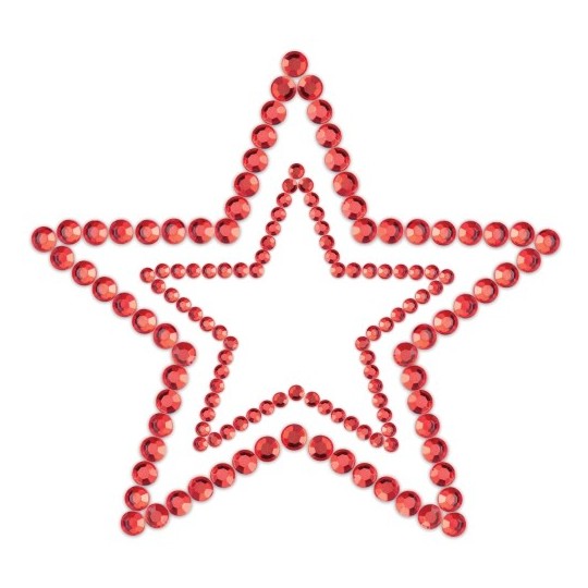 MIMI STAR NIPPLE COVERS BIJOUX INDISCRETS RED