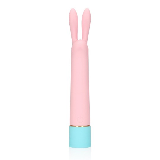 MINI RABBIT VIBRATOR WITH USB CHARGER - ARCTIC BLUE