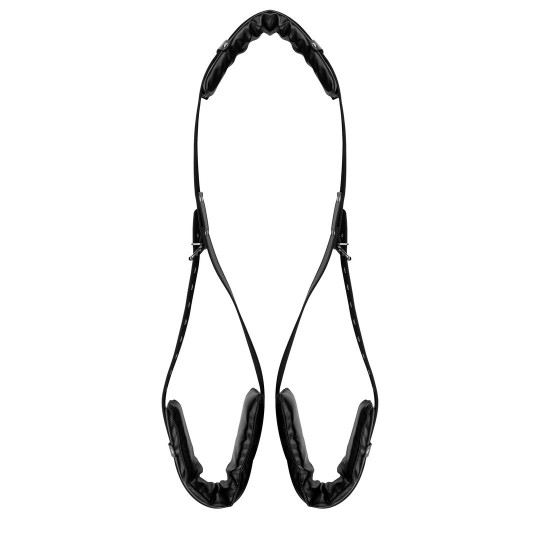 PADDED THIGH SLING WITH ADJUSTABLE STRAPS - BLACK