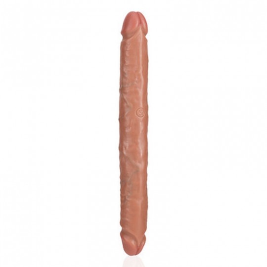 SLIM DOUBLE ENDED DONG 12 / 30,5 CM - TAN