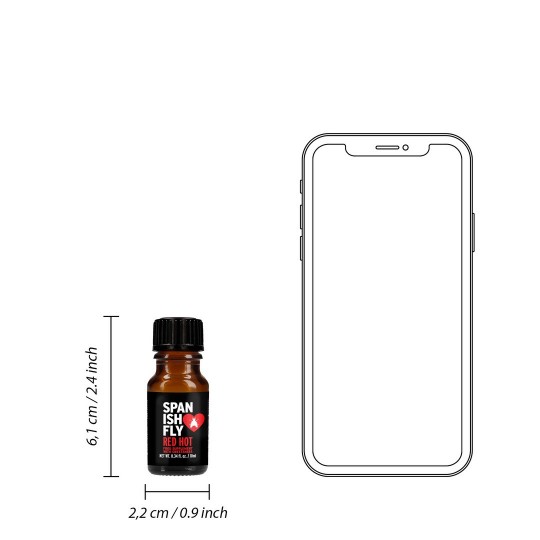 SPANISH FLY - RED HOT - 0,34 FL OZ / 10 ML