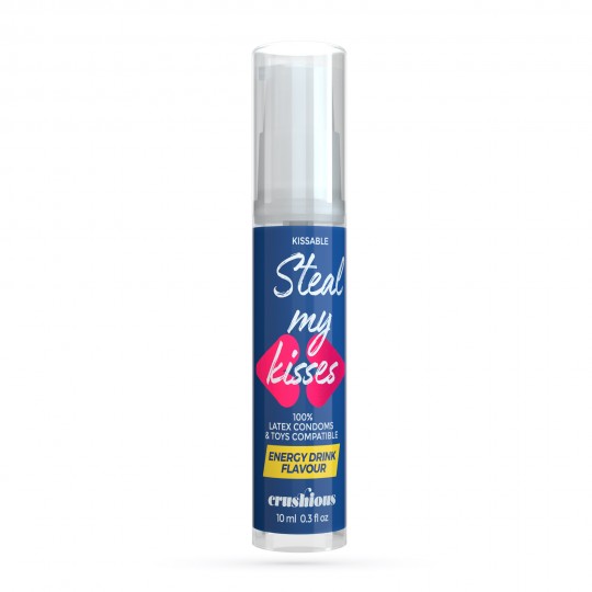 GELÉE LUBRIFIANTE STEAL MY KISSES AU ARÔME DE BOISSON ÉNERGISANTE CRUSHIOUS 10ML