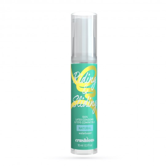 GELÉE LUBRIFIANTE RIDING &amp; SLIDING À BASE D'EAU CRUSHIOUS 10ML