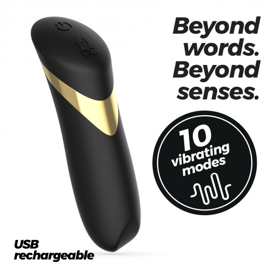 BLINDERS VIBROMASSEUR BULLET RECHARGEABLE NOIRE CRUSHIOUS