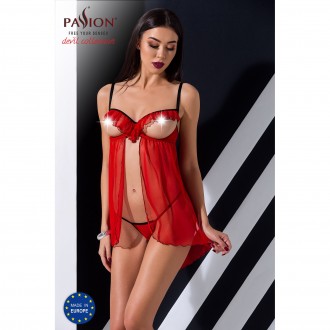NUISETTE ET STRING CHERRY ROUGE DEVIL COLLECTION PASSION
