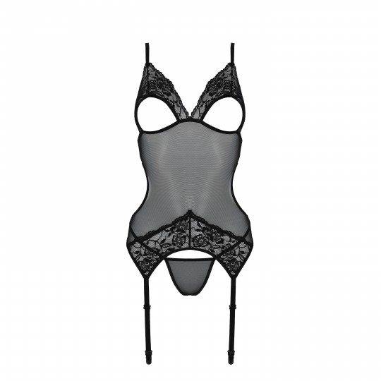 CHRISTA CORSET BLACK  PASSION