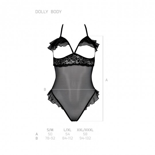 BODY DOLLY PRETO EROTIC LINE PASSION