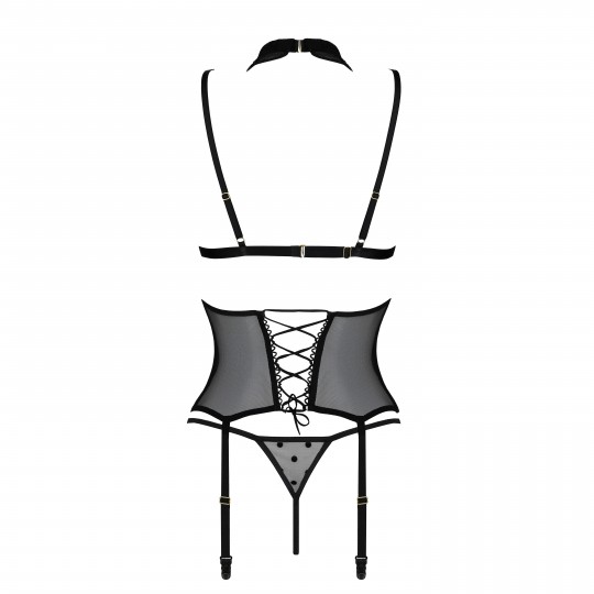 DOMINICA CORSET BLACK  - PASSION