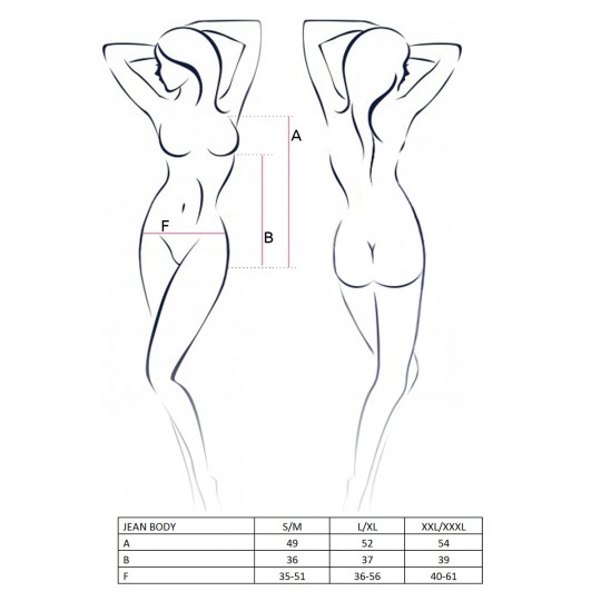 BODY JEAN NEGRO PASSION