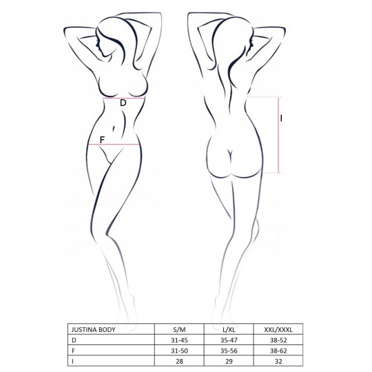 JUSTINA BODY BLACK  - PASSION