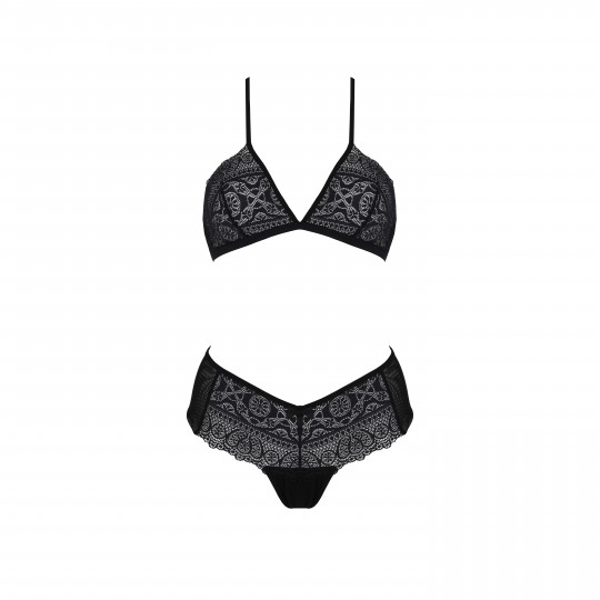 ENSEMBLE 2 PIÈCES KERRIA BIKINI NOIR ECO COLLECTION PASSION