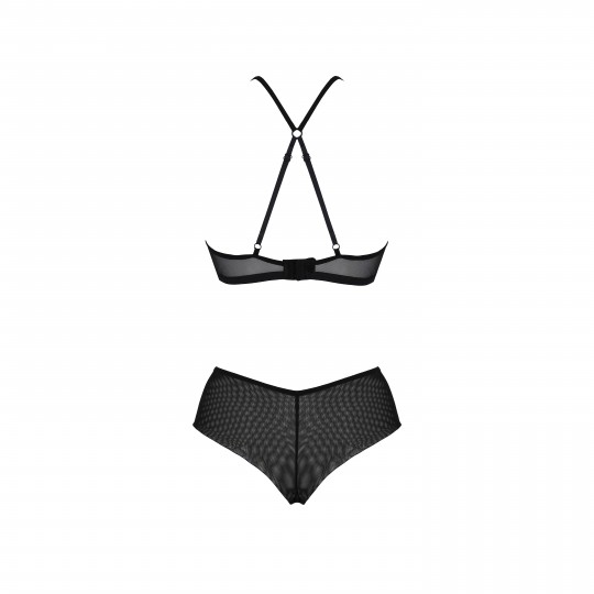 CONUNTO DE 2 PEÇAS KERRIA BIKINI PRETO ECO COLLECTION PASSION