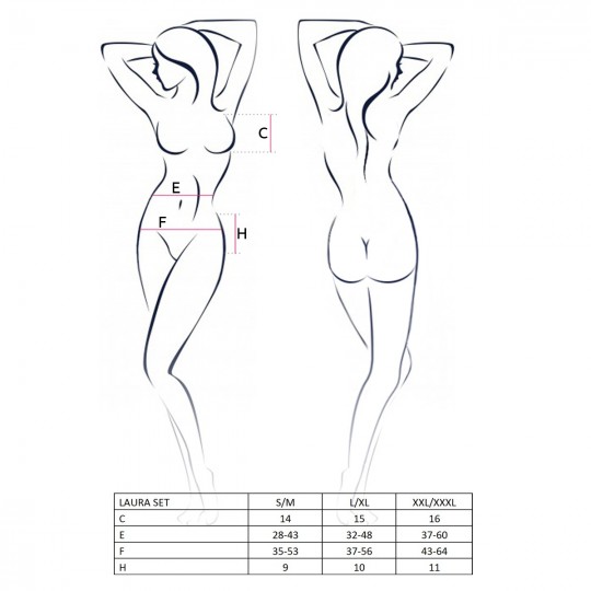 LAURA SET BLACK  - PASSION