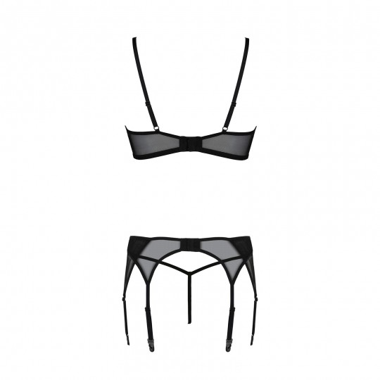 CONJUNTO DE 3 PIEZAS LEAFA NEGRO ECO COLLECTION PASSION