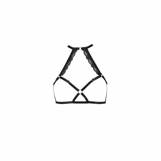 PASSION DEVIL COLLECTION LORRY OPEN BRA BLACK