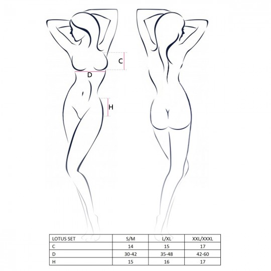 КОМПЛЕКТ ЛОТОС ЧЕРНЫЙ - СТРАСТЬ