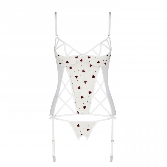 LOVELIA CORSET WHITE  - PASSION