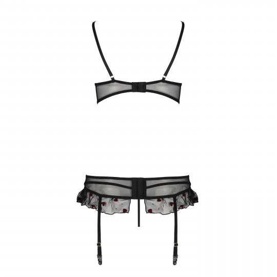 CONJUNTO DE 3 PEÇAS LOVELIA PRETO PASSION