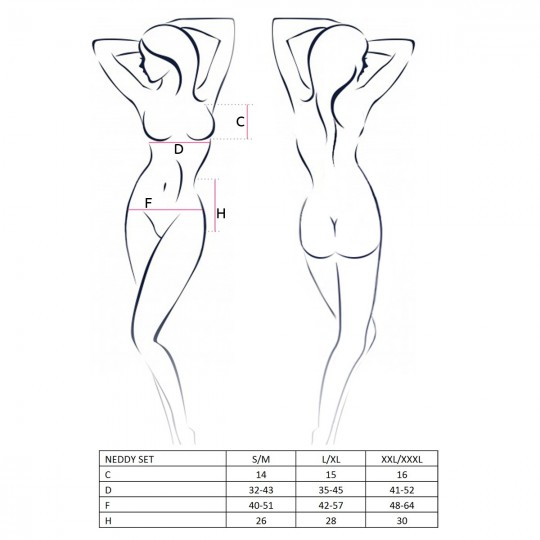 NEDDY SET BLACK  - PASSION