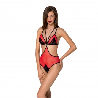 PASSION EROTIC LINE PEONIA TEDDY RED
