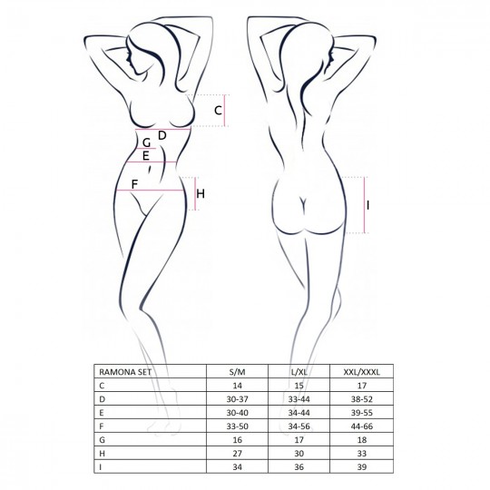 ENSEMBLE 3 PIÈCES RAMONA NOIR PASSION