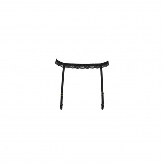 SHELLY GARTER BELT BLACK  - PASSION