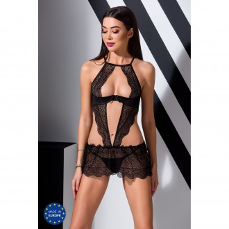 YONA CHEMISE BLACK  - PASSION