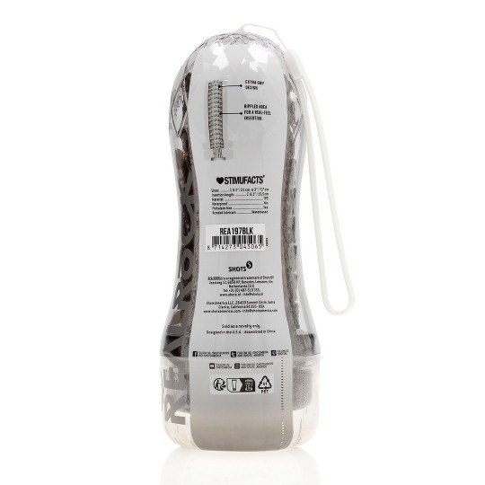 EASY RIDER - TEXTURED MASTURBATOR - BLACK