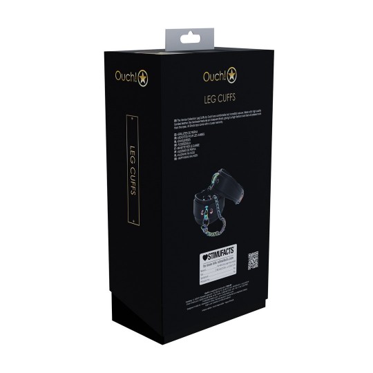 VENICE COLLECTION - LEG CUFFS - BLACK