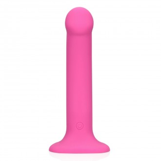 НЕФАЛЛИЧЕСКИЙ ВИБРИРУЮЩИЙ ФАЛЛОИМИТАТОР - СРЕДНИЙ - МОЩНЫЙ РОЗОВЫЙ