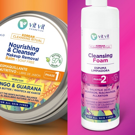ESPUMA DE LIMPIEZA KOREAN BEAUTY NOURISHING AND CLEANSER BALM VIT VIT COSMETICS 150ML