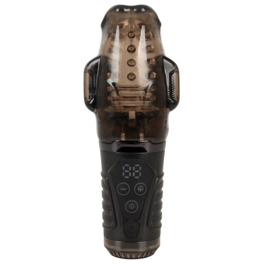 SUCKING MASTURBATOR WITH DUAL VIBRATION