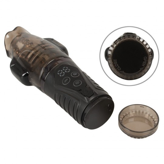 SUCKING MASTURBATOR WITH DUAL VIBRATION
