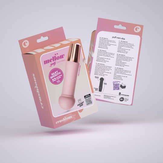 MINI VIBRATORE MELLOW PUFF ROSA CRUSHIOUS