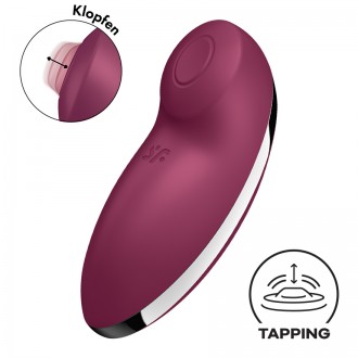 STIMULATORE TAP & CLIMAX 2 ROSSO SATISFYER
