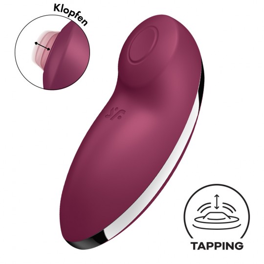 ESTIMULADOR TAP &amp; CLIMAX 2 ROJO SATISFYER