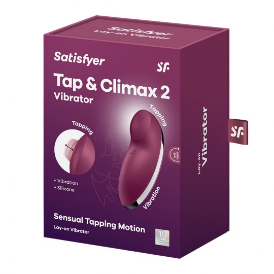 ESTIMULADOR TAP &amp; CLIMAX 2 VERMELHO SATISFYER