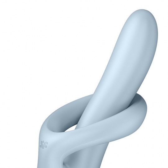 VIBRADOR HEAT FLEX 4 AZUL SATISFYER
