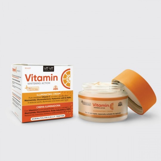 CREME DIÁRIO ILUMINADOR VITAMIN C 50ML VIT VIT COSMETICS