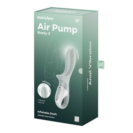 VIBRADOR AIR PUMP BOOTY 3 GRIS SATISFYER