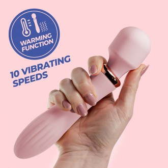 VIBROMASSEUR WAND DOUBLE JINX VIN ROSÉ CRUSHIOUS