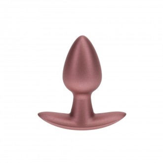 SMOOTH SILICONE ANAL PLUG - SMALL - 2.6 / 6,5 CM - ROSE GOLD
