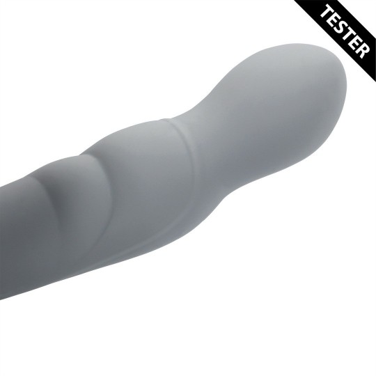 ROTATING PROSTATE STIMULATOR WITH REMOTE CONTROL - GOTHAM GREY - TESTER
