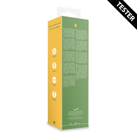 POWERFUL WAND VIBRATOR MASSAGER WITH STILL HANDLE - GREEN MUMBA - TESTER