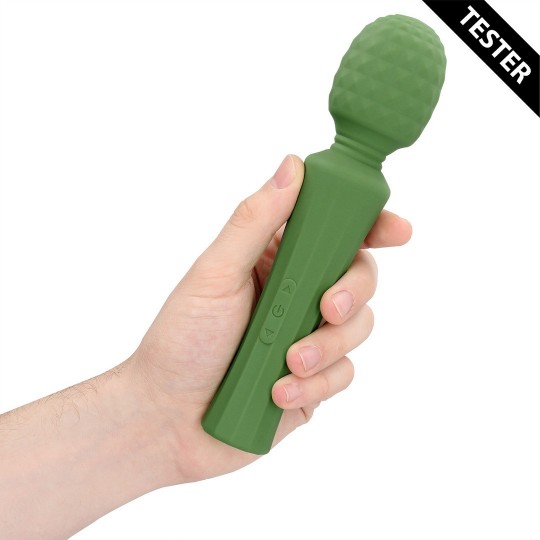 POWERFUL WAND VIBRATOR MASSAGER WITH STILL HANDLE - GREEN MUMBA - TESTER