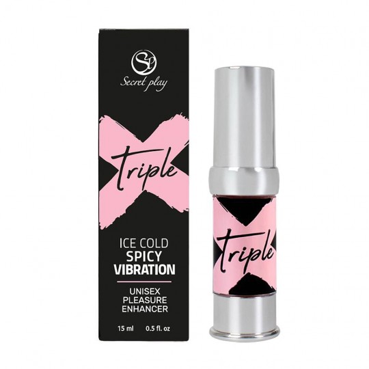 SECRET PLAY UNISEX TRIPLE X STIMULANT GEL 15ML